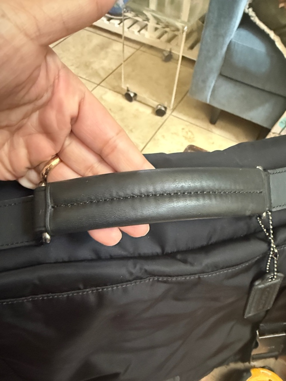Coach travel garment  bag- like new. - Picture 4 of 10